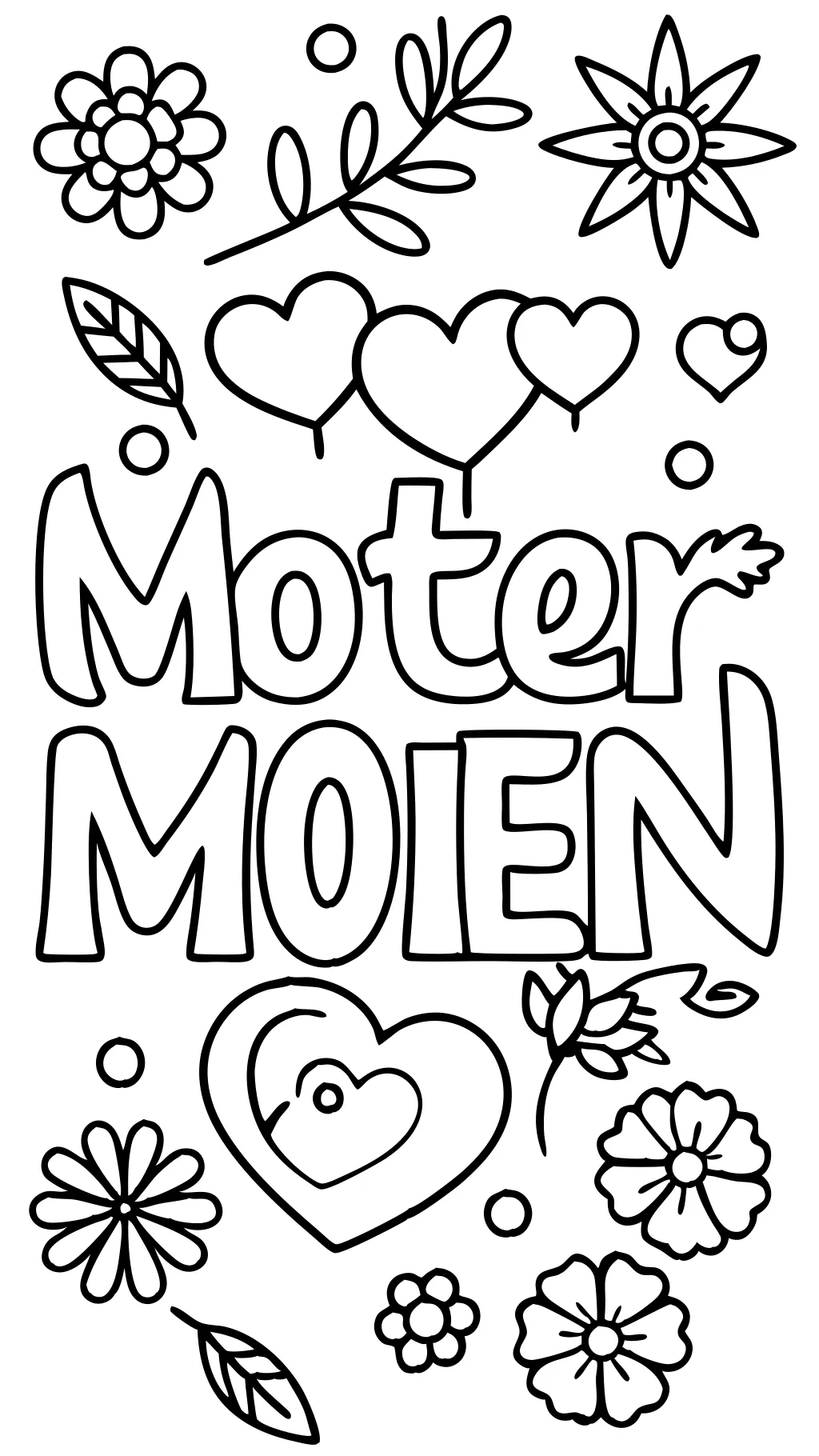 happy mothers day free coloring pages